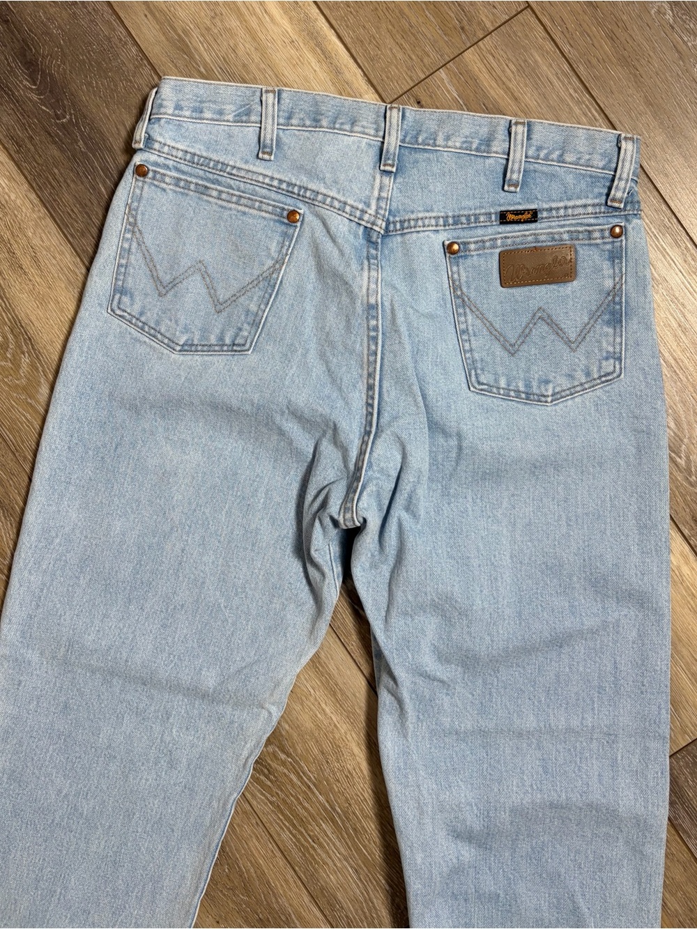 Wrangler Cowboy Cut Regular Fit Bleach Style 13MWZGH - Picture 9 of 14